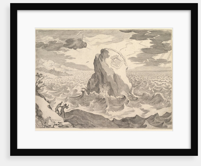 Allegory Against the Pelagian Heres by Claude Mellan