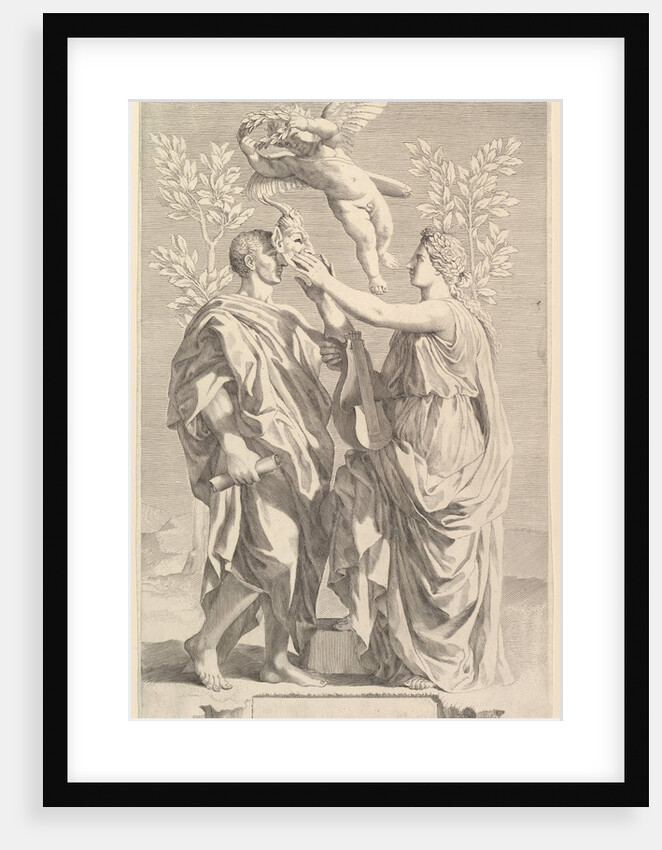 Frontispiece: Horace, Quinti Horatii Flacci Opera, 1642 by Claude Mellan