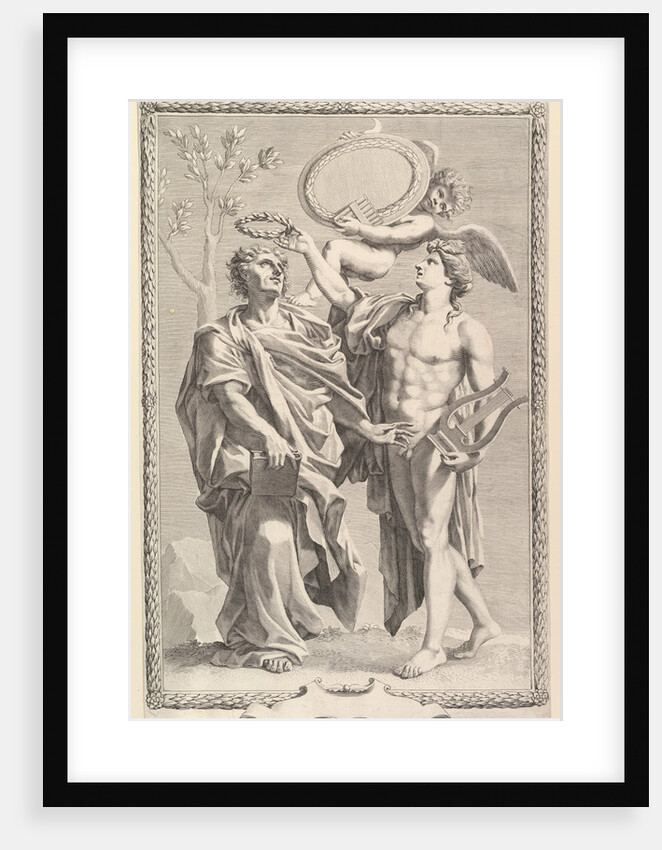 Frontispiece: Virgil, Publii Virgilii Maronis Opera, 1641 by Claude Mellan