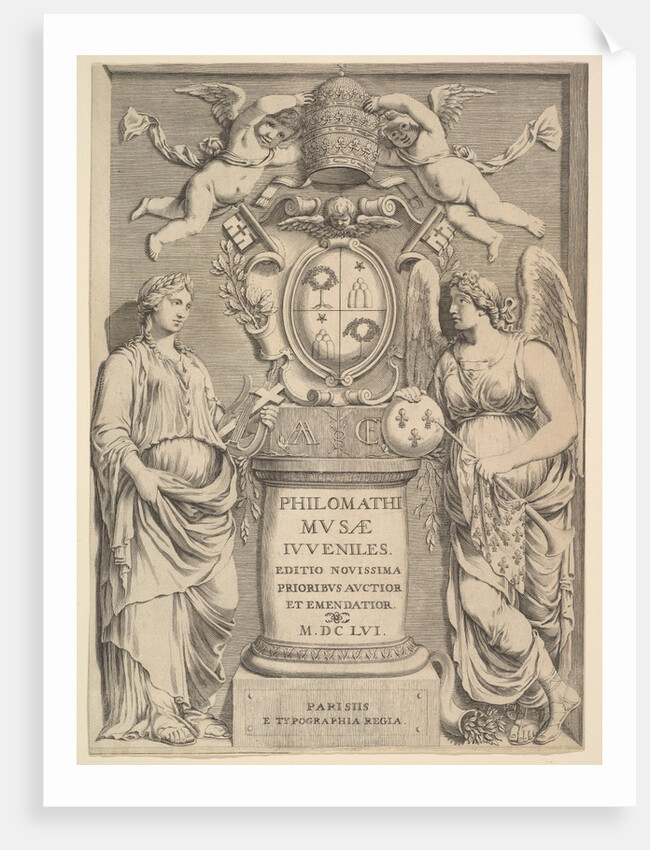 Title Page: Philomathi Musae Juveniles, 1655 by Claude Mellan