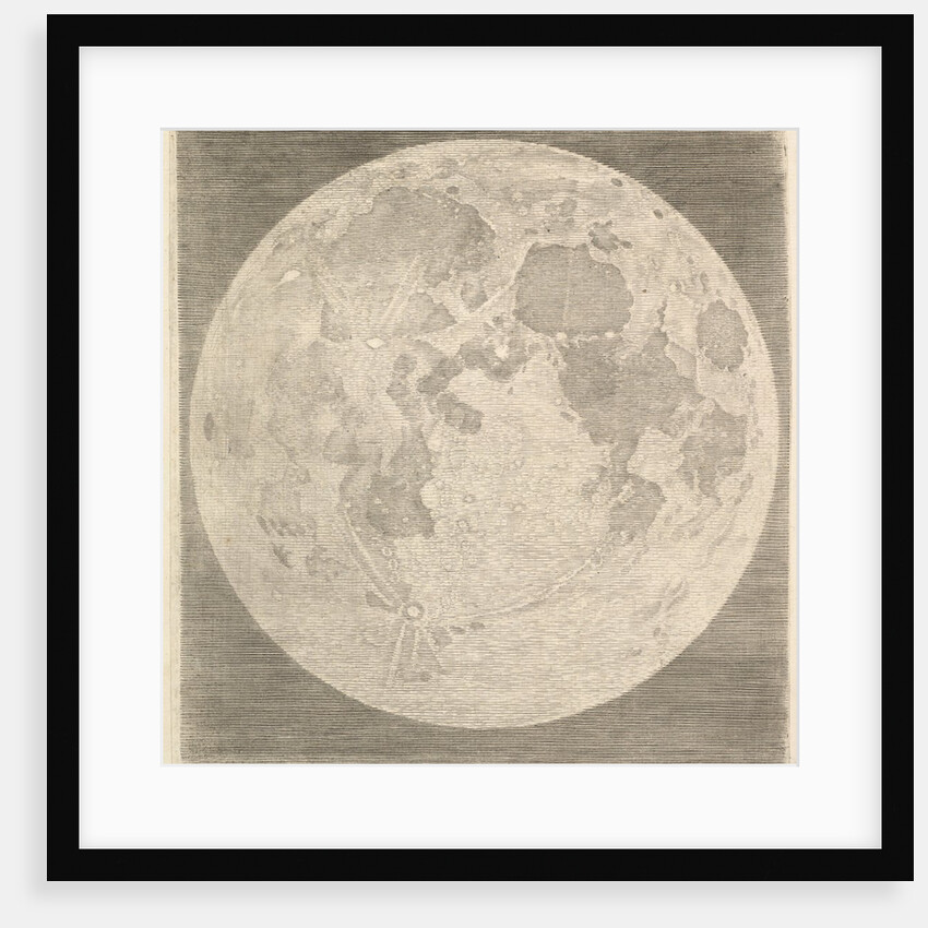 Full Moon, 1635 by Claude Mellan