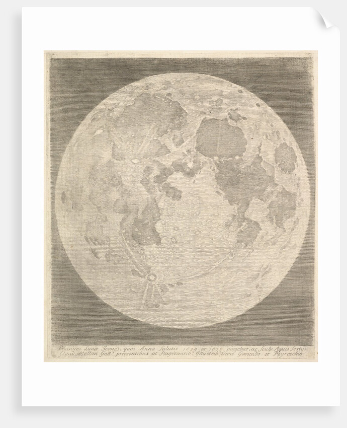 Full Moon, 1635 by Claude Mellan