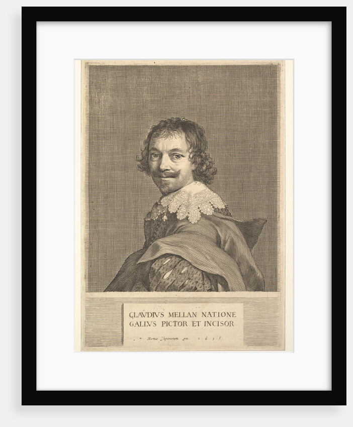Claude Mellan: Self Portrait, 1635 by Claude Mellan