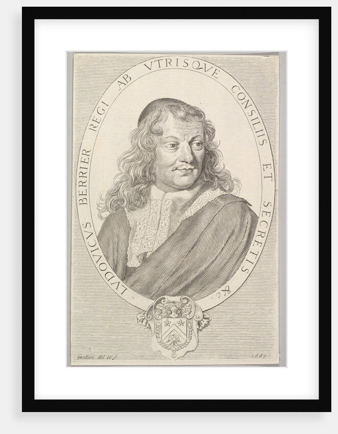 Louis Berryer, 1667 by Claude Mellan