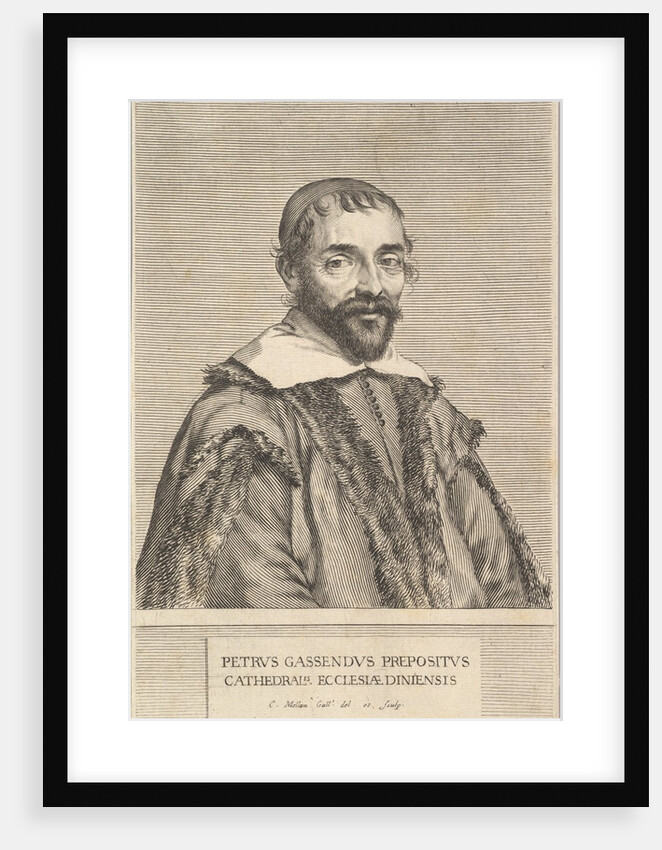 Pierre Gassendi, ca. 1637 or 1638 by Claude Mellan