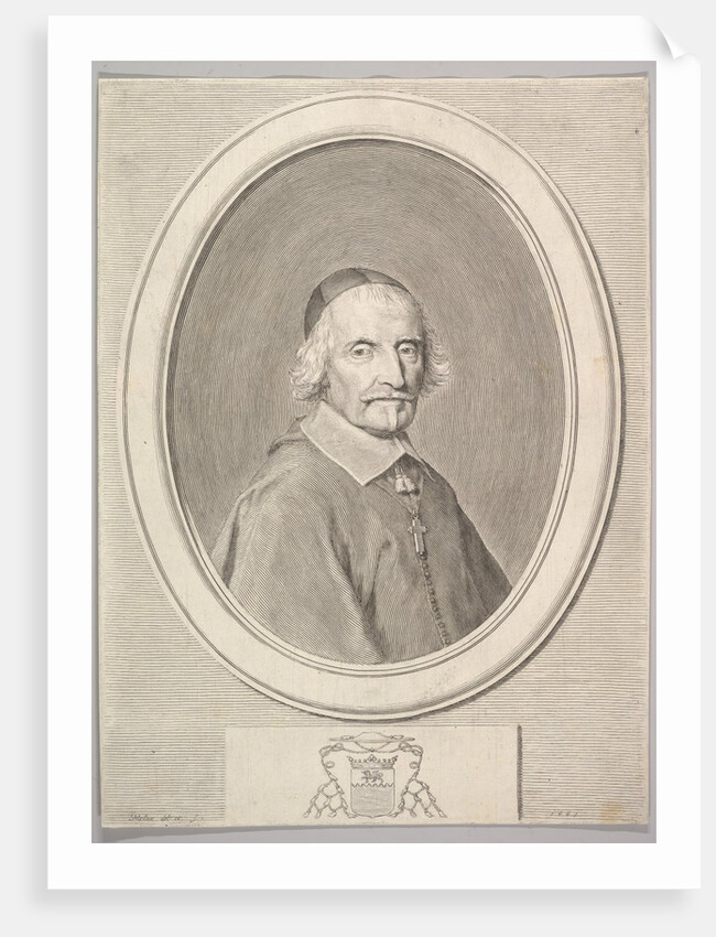 François de Villemontée, 1661 by Claude Mellan