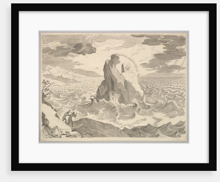 Allegory Against the Pelagian Heres by Claude Mellan