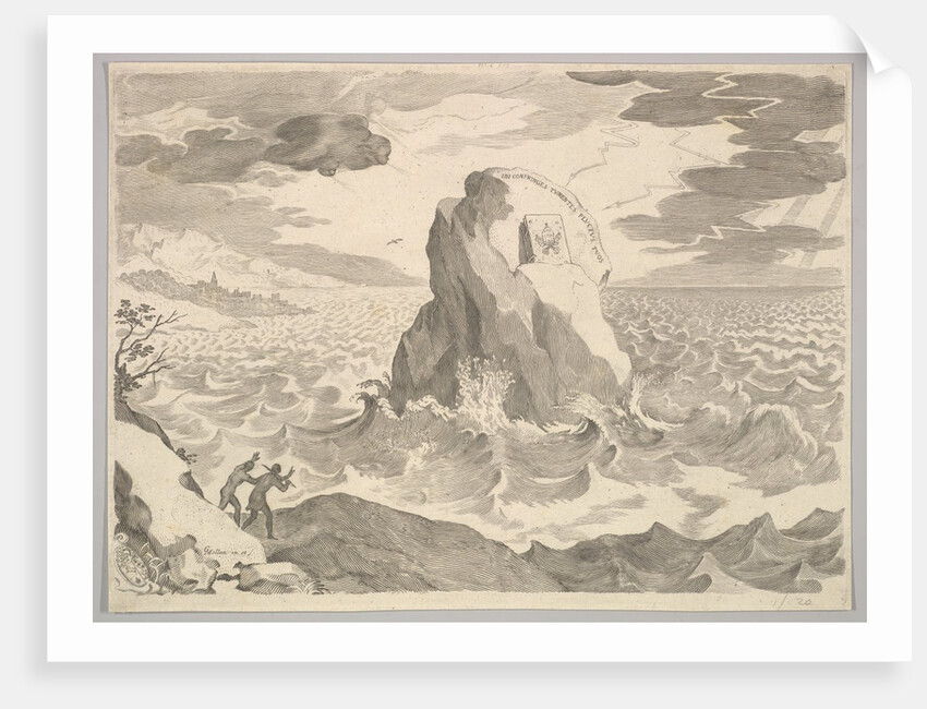 Allegory Against the Pelagian Heres by Claude Mellan