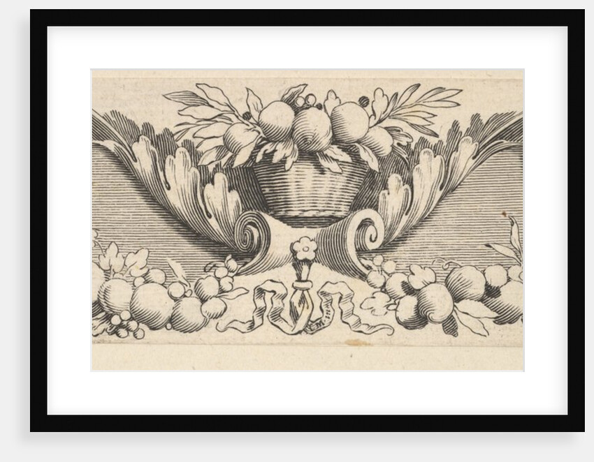 Headband: Basket of Fruit by Claude Mellan
