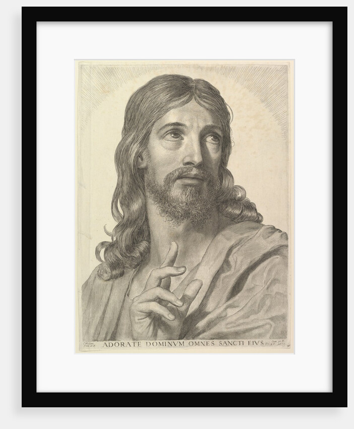 Bust of the Adult Christ, 1652 by Claude Mellan