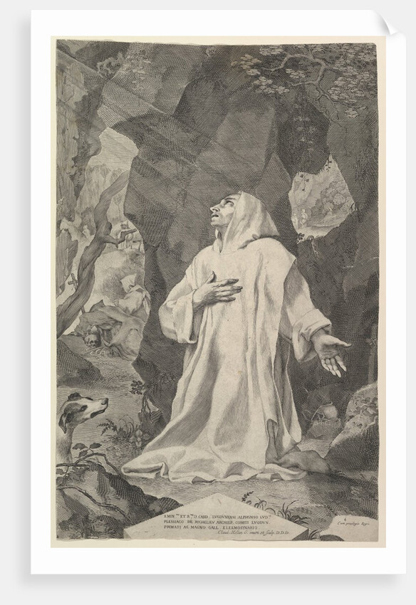 St. Bruno by Claude Mellan