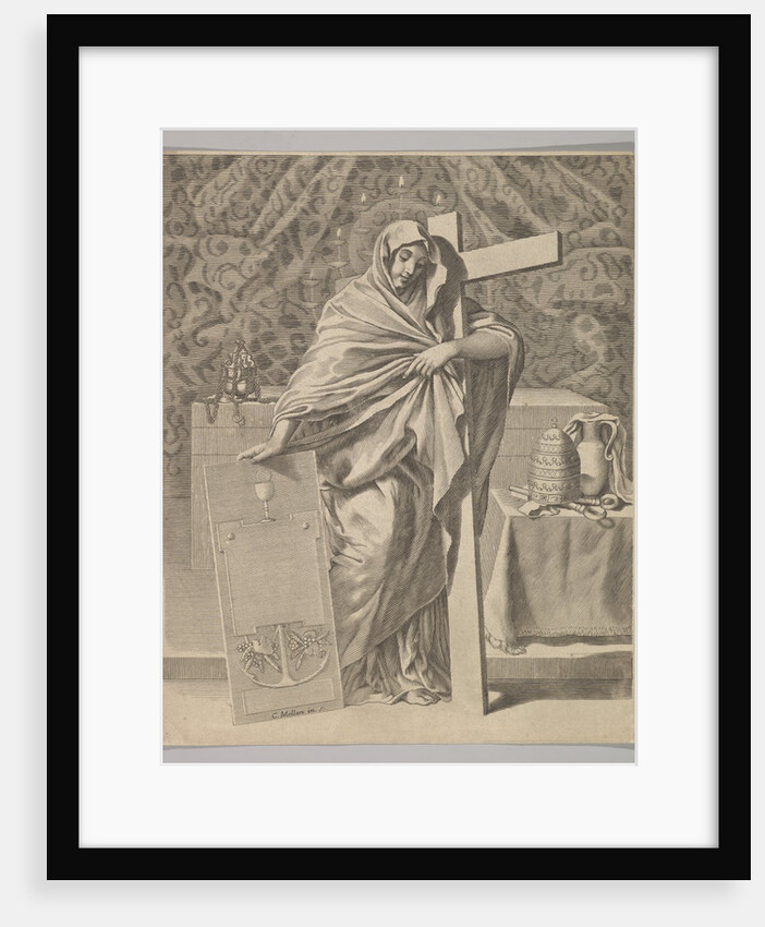 Personification of Faith, 1642 by Claude Mellan