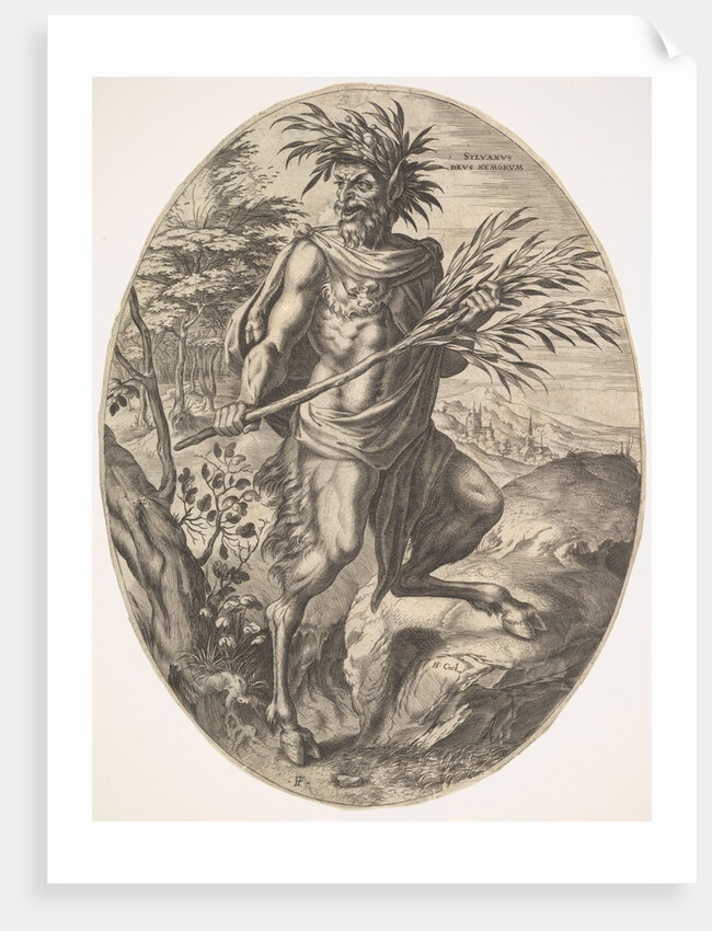 Sylvanus from The Rural Gods, 1565 by Cornelis Cort
