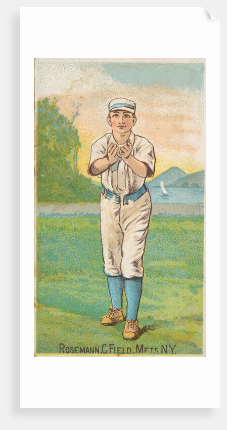 Rosemann, Center Field, Mets, New York, from the Gold Coin series for Gold Coin Che…, 1887 by D Buchner & Co