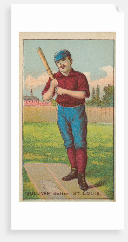 Sullivan, Batter, St. Louis, from the Gold Coin series for Gold Coin Chewing Tobacco, 1887 by D Buchner & Co