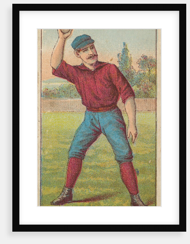 Welch, Center Field, St. Louis, from the 'Gold Coin' Tobacco Issue, 1887 by D Buchner & Co
