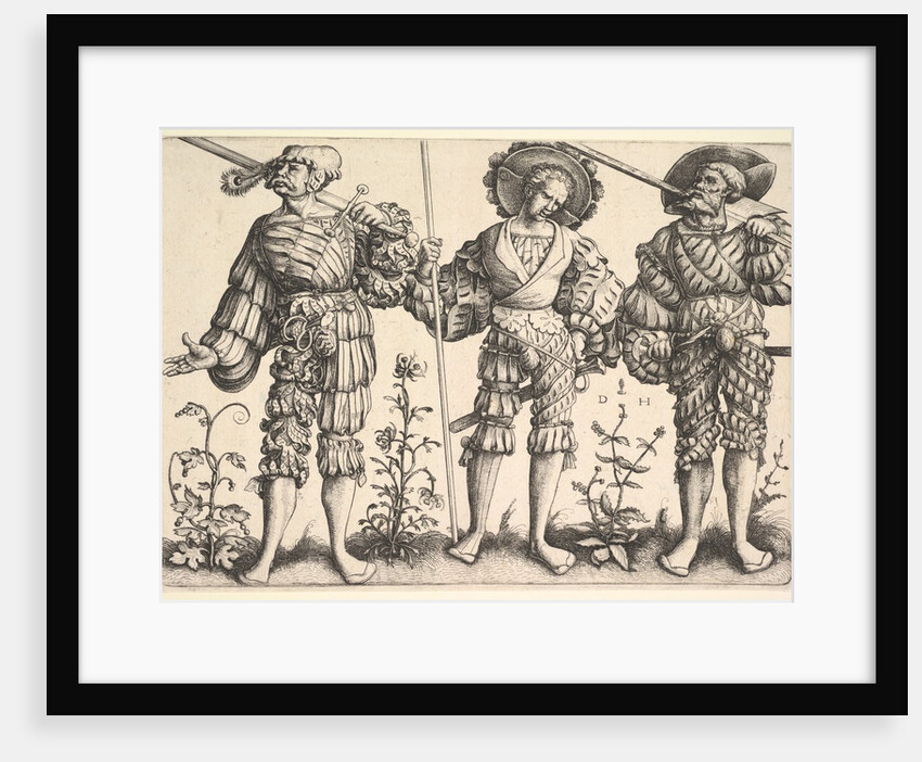 Three German Soldiers by Daniel Hopfer