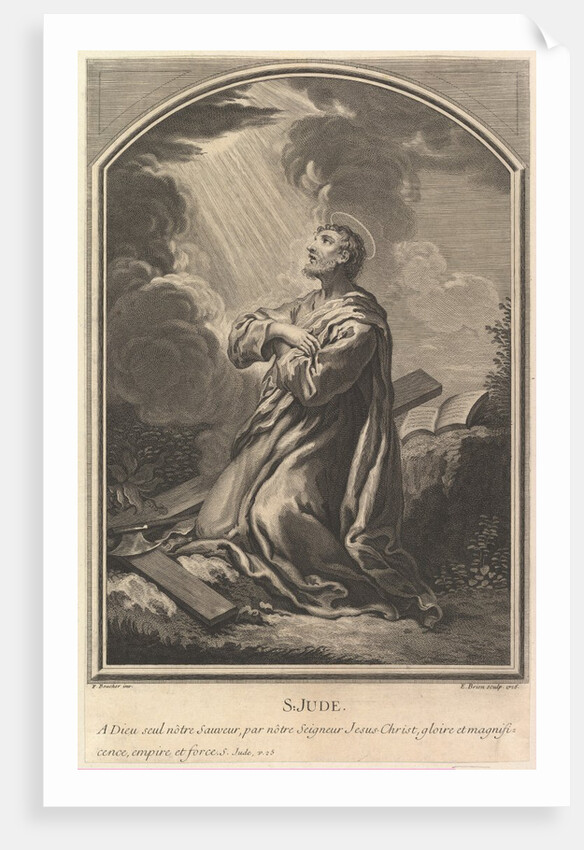 Saint Jude, 1726 by Etienne Brion