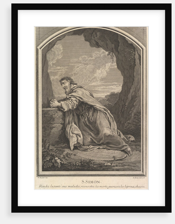 Saint Simon, 1726 by Etienne Brion