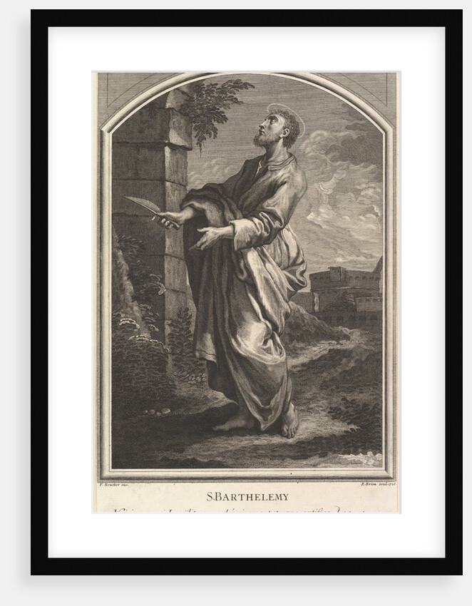 Saint Barthelemy, 1726 by Etienne Brion