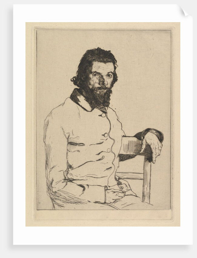 Portrait of Charles Meryon, 1853 by Felix Bracquemond