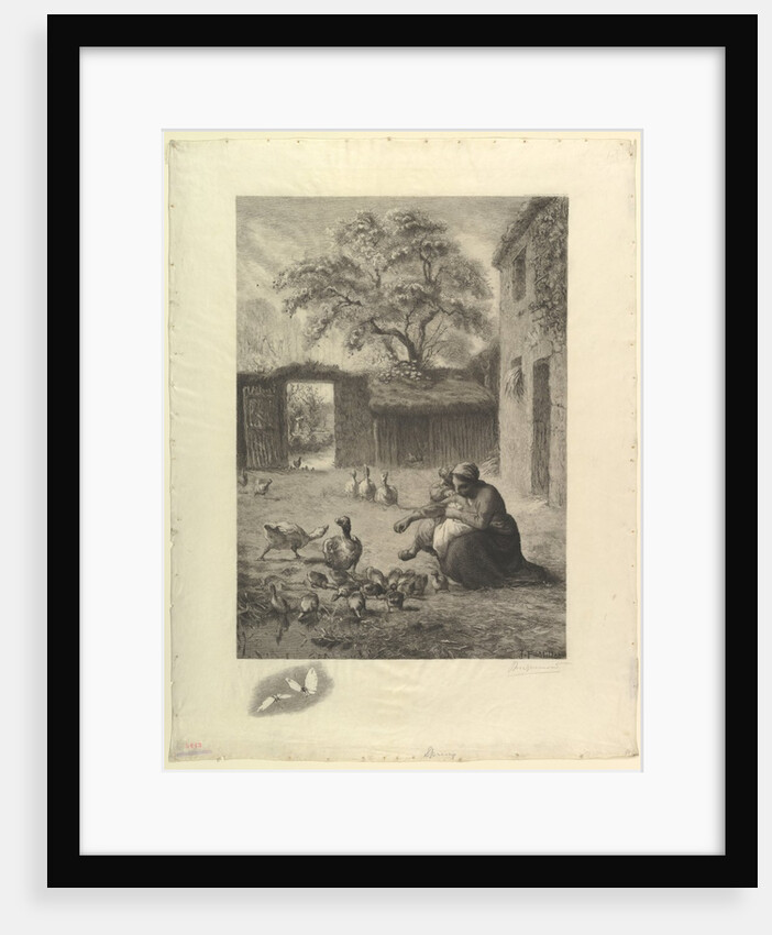 Le Printemps, d'après un pastel de Millet, 1888 by Felix Bracquemond