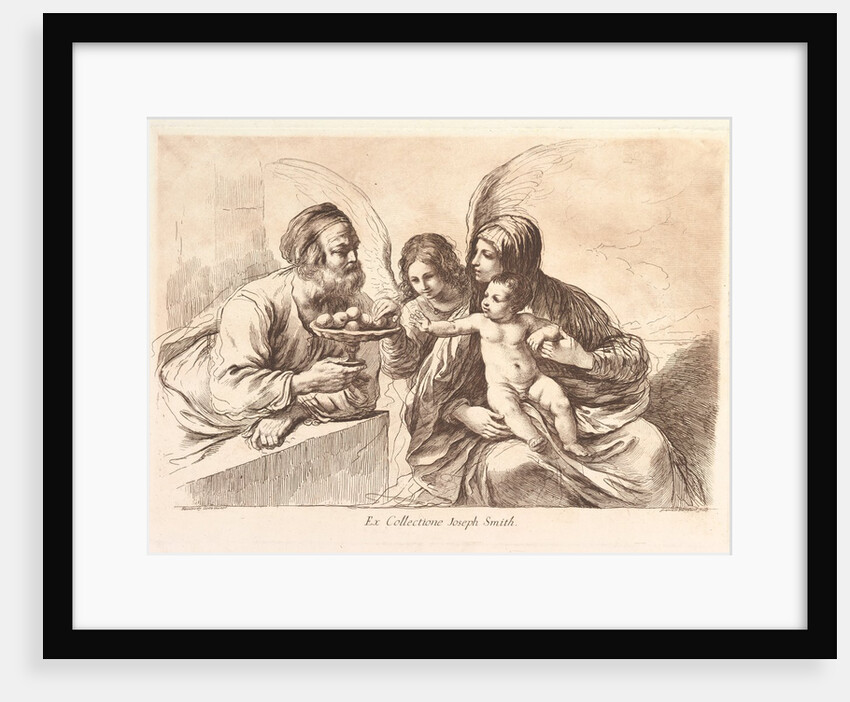 Holy Family with an Angel Who Offers Fruit to the Christ Child: Raccolta di alcuni disegni…, 1764 by Francesco Bartolozzi