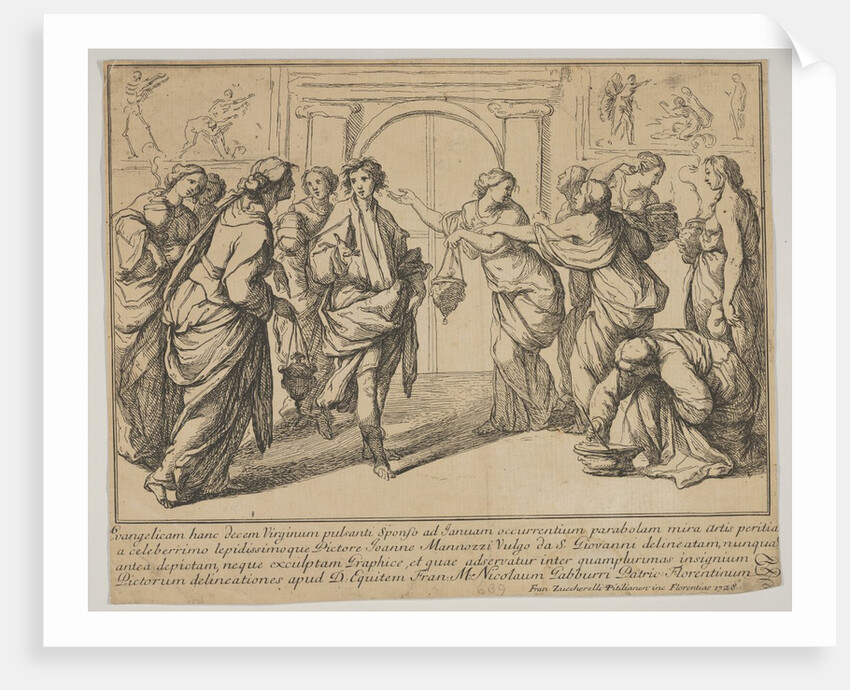 The wise and the foolish Virgins, 1728 by Francesco Zuccarelli