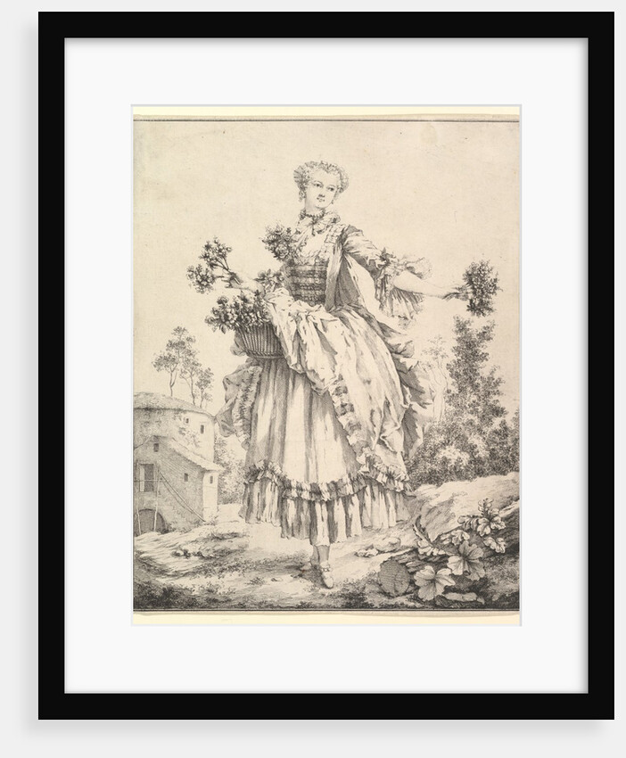 Flower Girl, 18th century by Francois Boucher