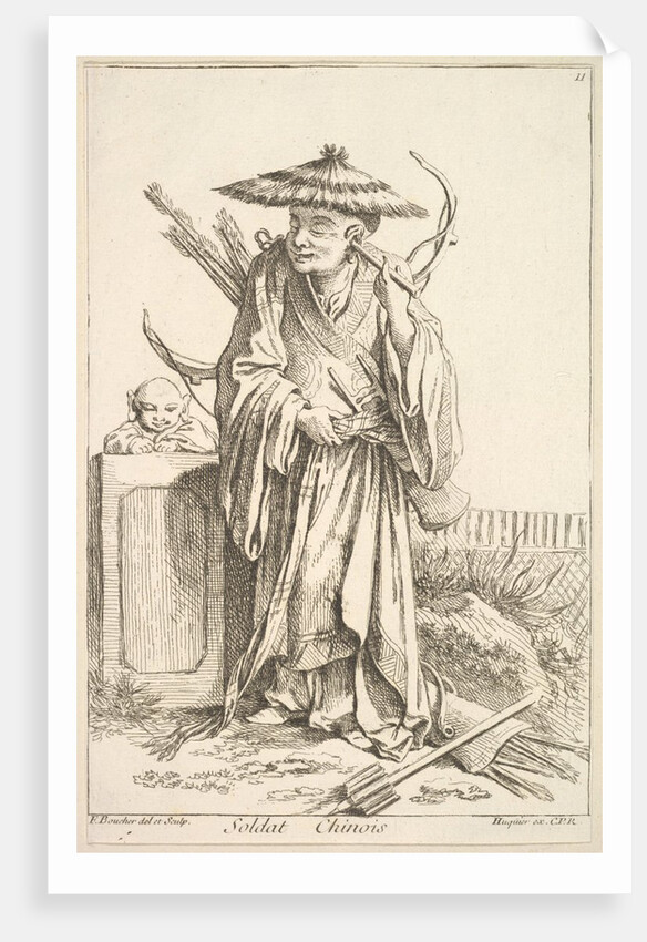 Chinese Soldier, 1738-45 by Francois Boucher