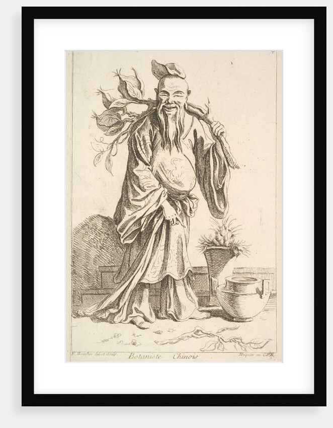 Chinese botanist, 1738-45 by Francois Boucher
