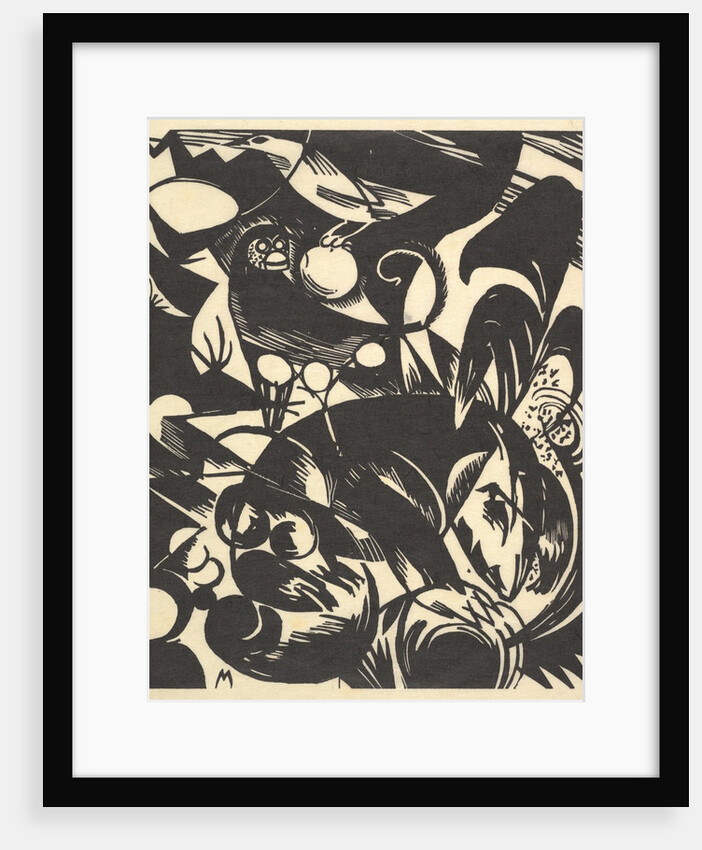 Creation I from the portfolio 'New Eu…, 1914 by Franz Marc