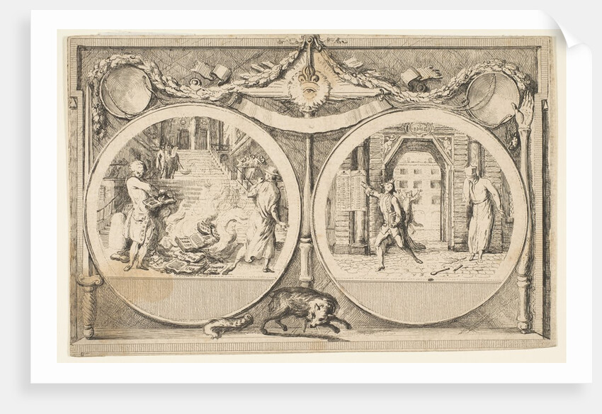 The Expulsion of the Jesuits, 1761 by Gabriel de Saint-Aubin