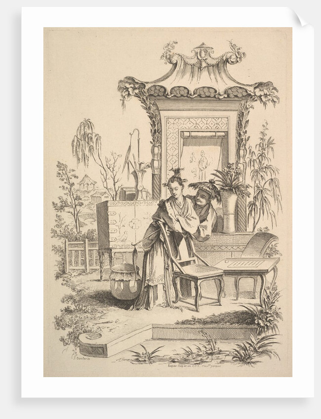 Chinese Man and Woman, ca. 1742 by Gabriel Huquier