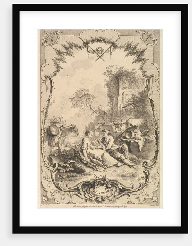 Pastorale, 18th century by Gabriel Huquier