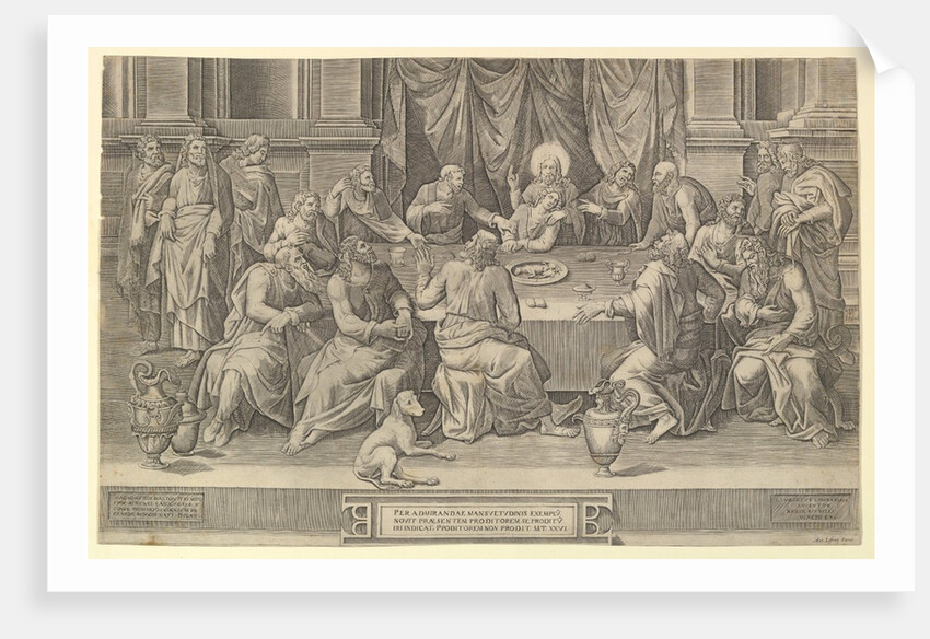 The Last Supper, 1564 by Gaspare Osello