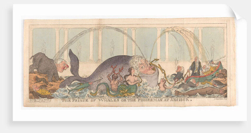 The Prince of Whales or the Fisherman at Anchor, May 1, 1812 by George Cruikshank