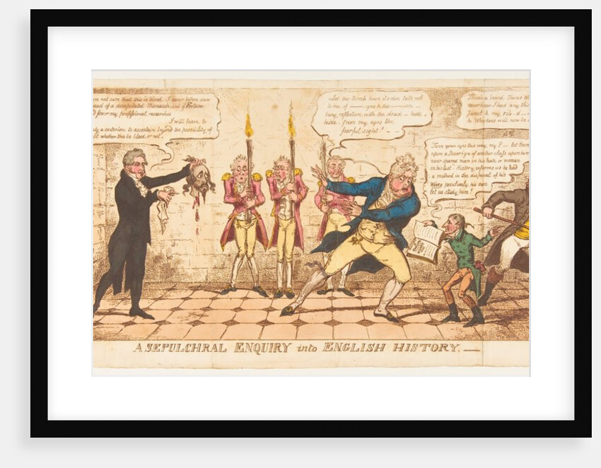 A Sepulchral Enquiry into English History, June 1, 1813 by George Cruikshank