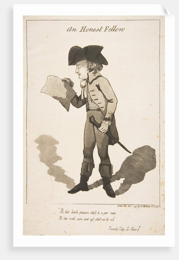 An Honest Fellow, December 1, 1790 by George Moutard Woodward