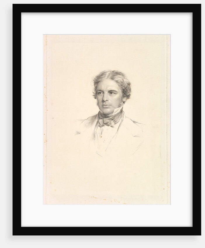Portrait of Michael Faraday, 1852 by William Holl