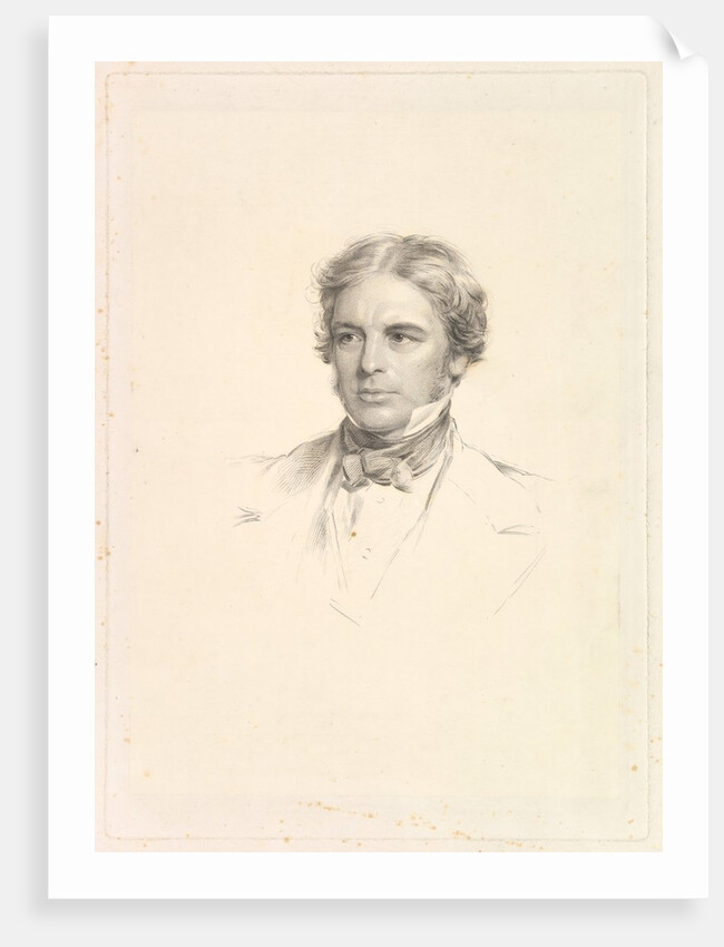 Portrait of Michael Faraday, 1852 by William Holl