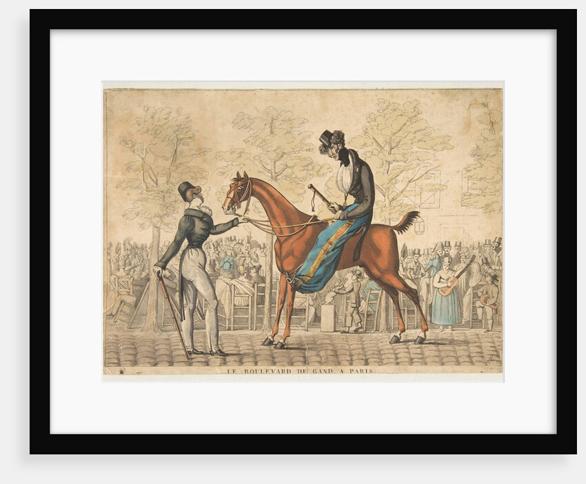 Le Boulevard de Gand à Paris, 19th century by Georges Jacques Gatine