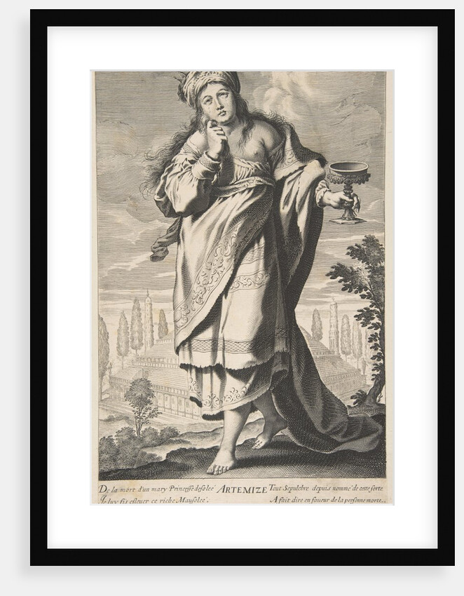 Artémise, ca. 1639-40 by Gilles Rousselet/Abraham Bosse