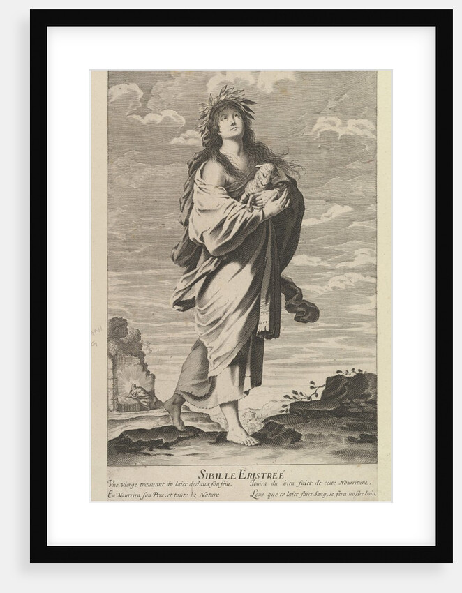Sibylle Erythréenne, ca. 1635 by Gilles Rousselet/Abraham Bosse