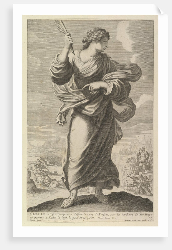 Clélie, 1647 by Gilles Rousselet/Abraham Bosse