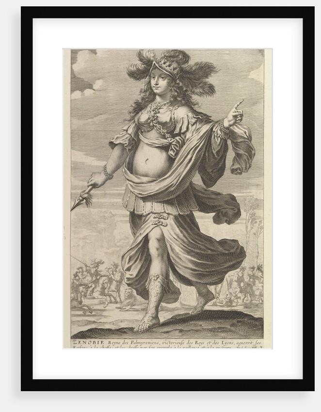 Zénobie, 1647 by Gilles Rousselet/Abraham Bosse