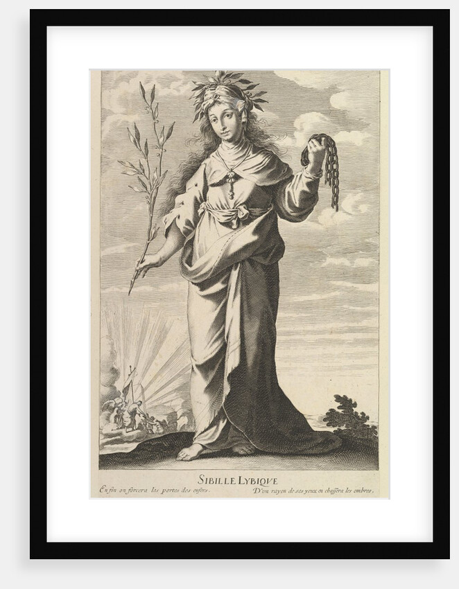 Sibylle Lybique, ca. 1635 by Gilles Rousselet/Abraham Bosse