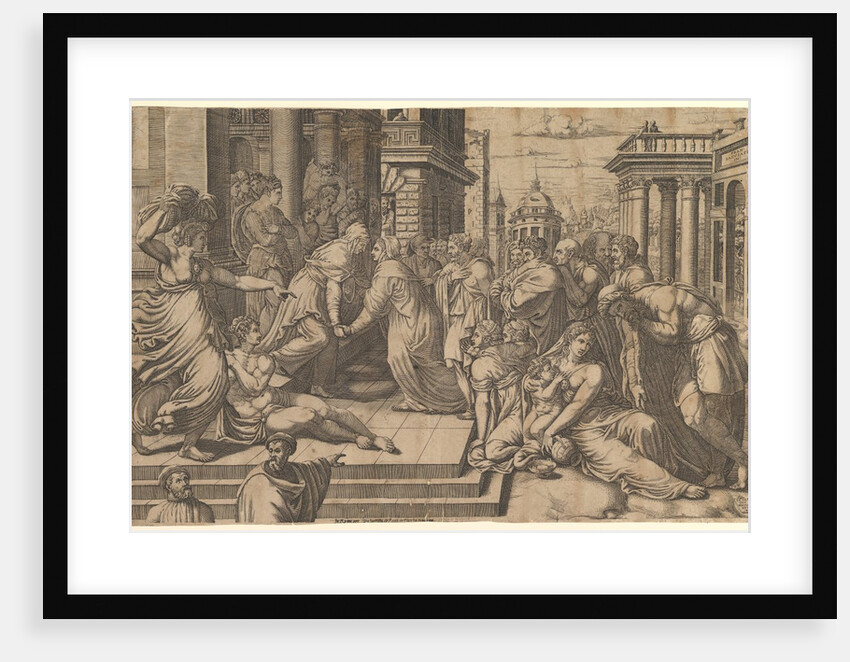 The Visitation, 1540-50 by Giorgio Ghisi