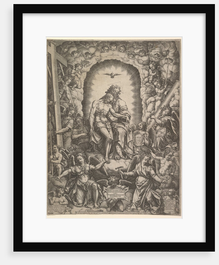 The Trinity, 1576 by Giorgio Ghisi