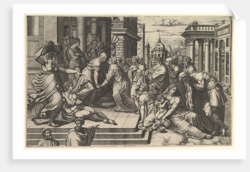 The Visitation, 1540-50 by Giorgio Ghisi